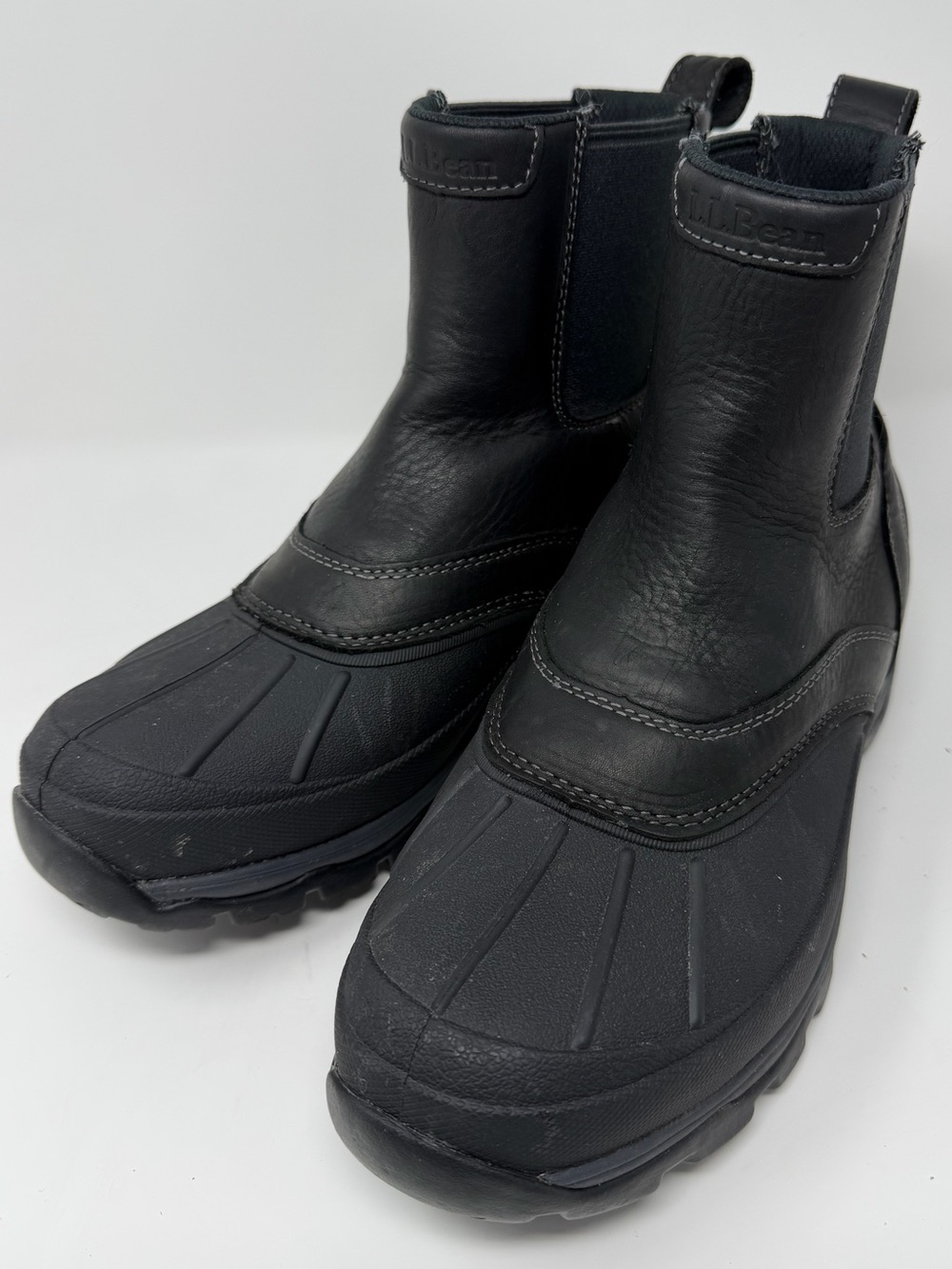 L.L. Bean Men's Black Waterproof Snow & Rain Boots sz. 8.5 wide